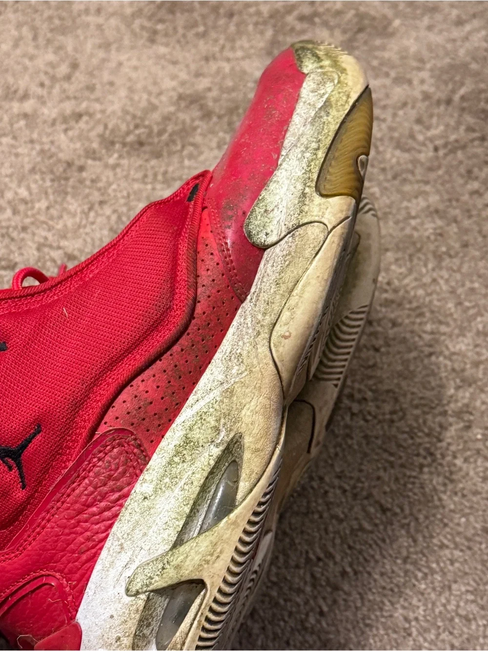 Jordan Max Aura 4 Shoes Mens 10 University Red Basketball Athletic Sneakers